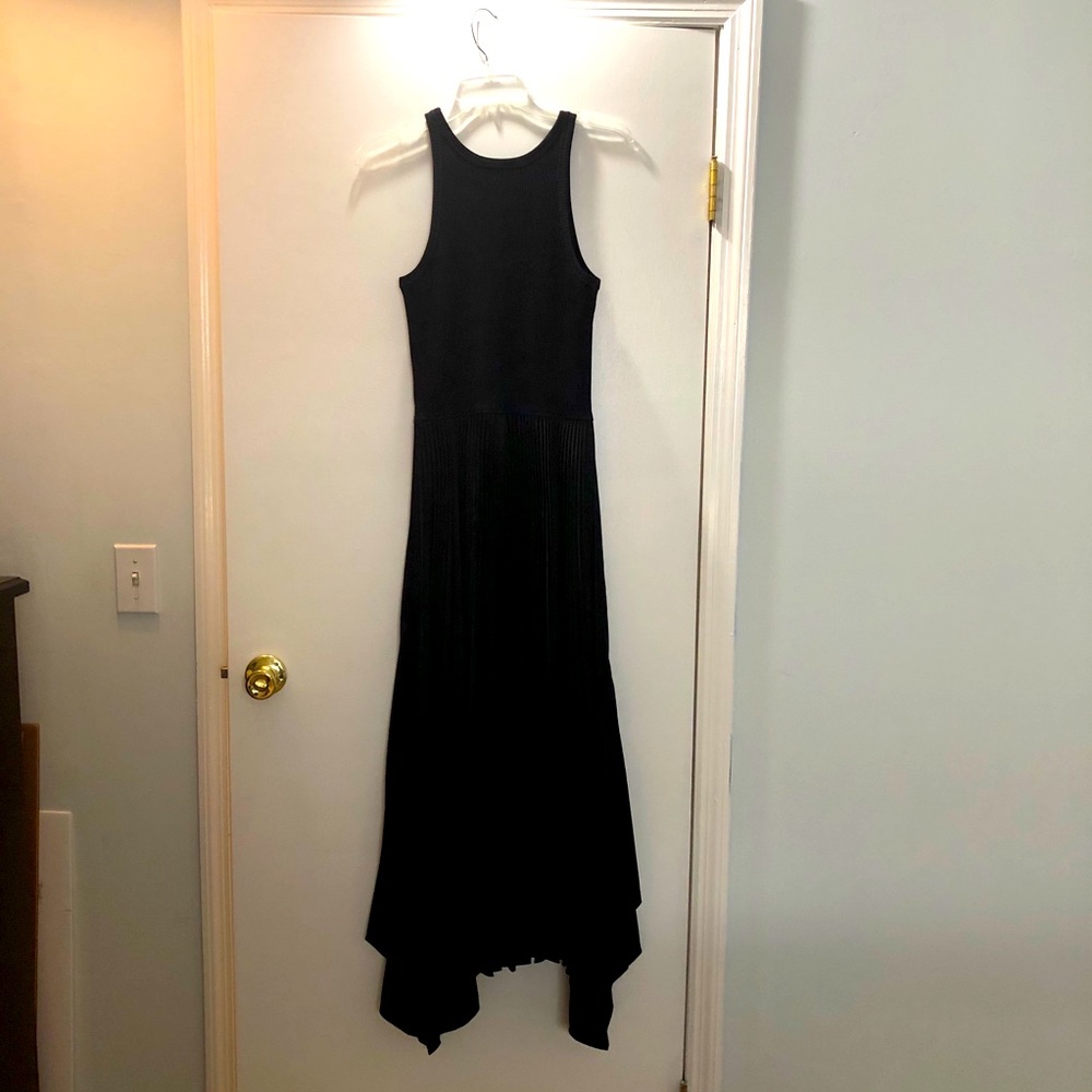Theory Long Black Dress, Size M
